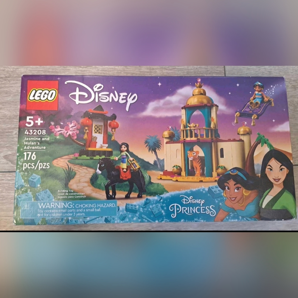 Brand New LEGO Disney 43208; Jasmine and Mulan Adventure Set
